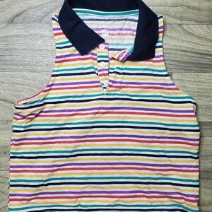 Colorful Striped Kids Polo Shirt